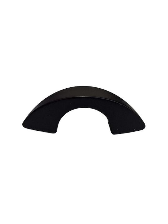 Italian Furniture Handle Eureka 11653-032-ino Black Matte Size 3.2cm