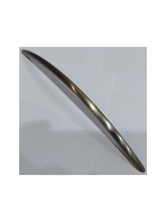 Italian Furniture Handle Eureka 11694-192-ino Nickel Matt Size 19.2cm