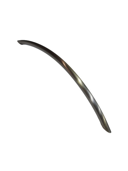 Italian Furniture Handle Eureka 11694-192-ino Nickel Matt Size 19.2cm