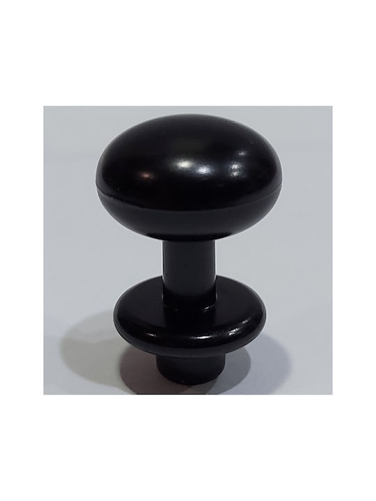 Italian Furniture Knob Eureka 11698-000-acc1 Black Matte D.16