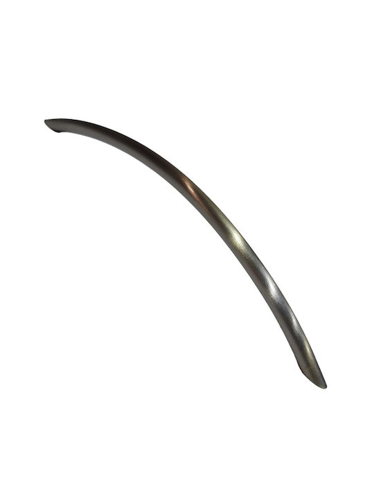 Italian Furniture Handle Eureka 11694-192-ino Nickel Matt Size 19.2cm