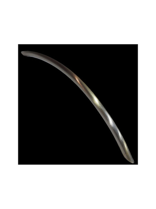 Italian Furniture Handle Eureka 11694-192-ino Nickel Matt Size 19.2cm