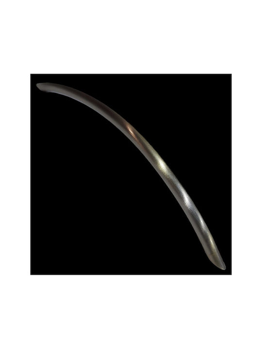 Italian Furniture Handle Eureka 11694-192-ino Nickel Matt Size 19.2cm