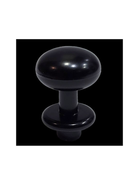 Italian Furniture Knob Eureka 11698-000-acc1 Black Matte D.16