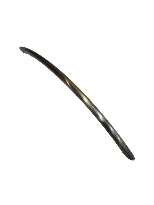 Italian Furniture Handle Eureka 11694-192-ino Nickel Matt Size 19.2cm