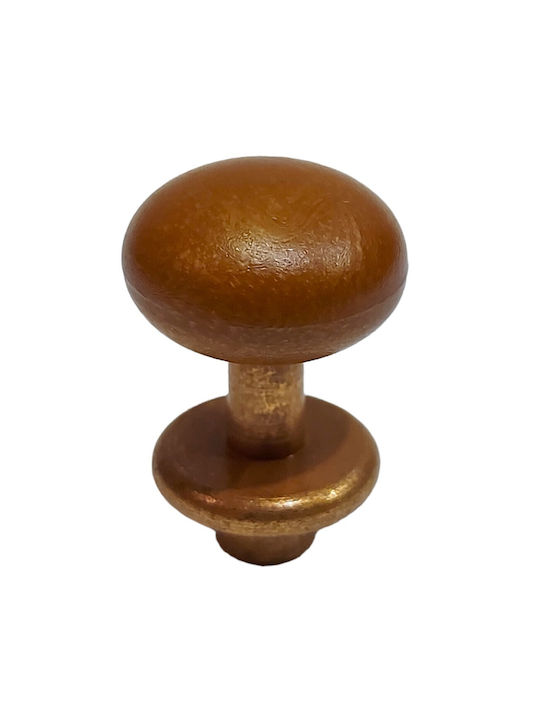 Italian Furniture Knob Eureka 11699-000-acc1 Copper Matte Brown Ø16