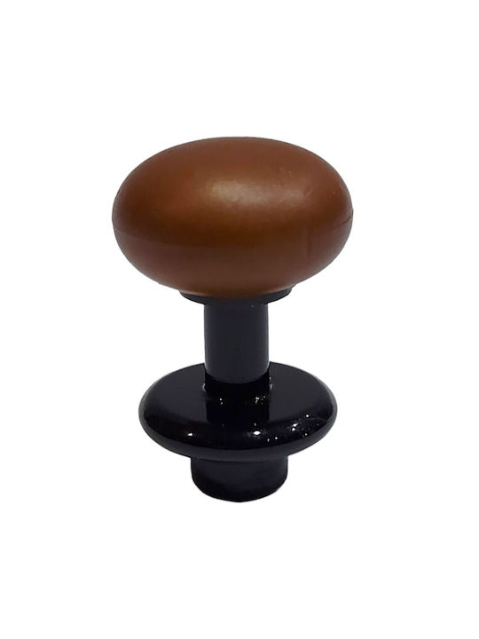 Italian Furniture Knob Eureka 11697-000-acc1 Black Matte Brown D.16