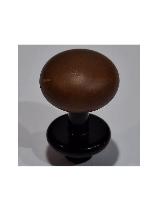 Italian Furniture Knob Eureka 11697-000-acc1 Black Matte Brown D.16