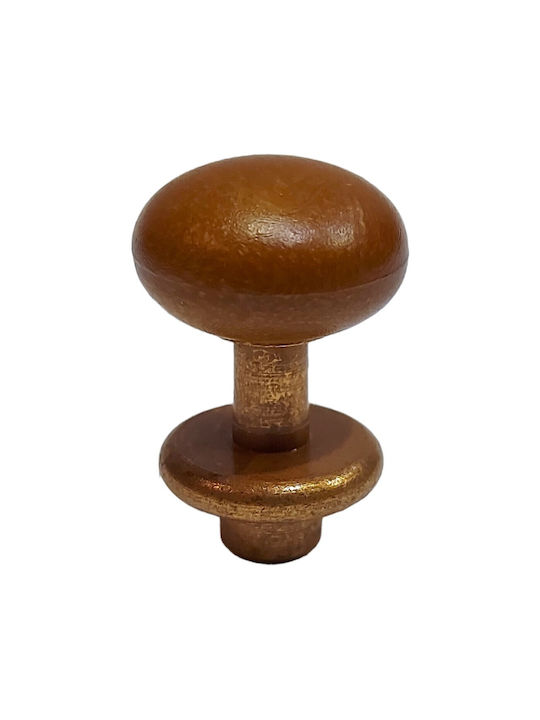 Italian Furniture Knob Eureka 11699-000-acc1 Copper Matte Brown Ø16