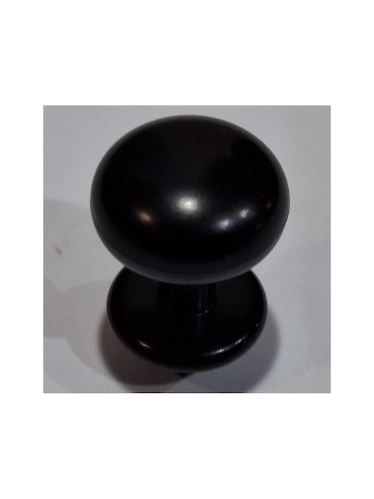 Italian Furniture Knob Eureka 11698-000-acc1 Black Matte D.16