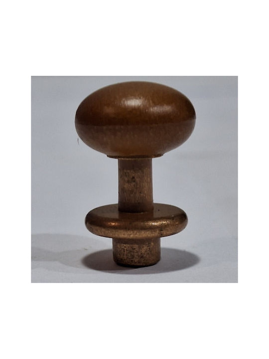 Italian Furniture Knob Eureka 11699-000-acc1 Copper Matte Brown Ø16