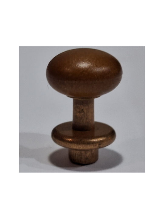 Italian Furniture Knob Eureka 11699-000-acc1 Copper Matte Brown Ø16