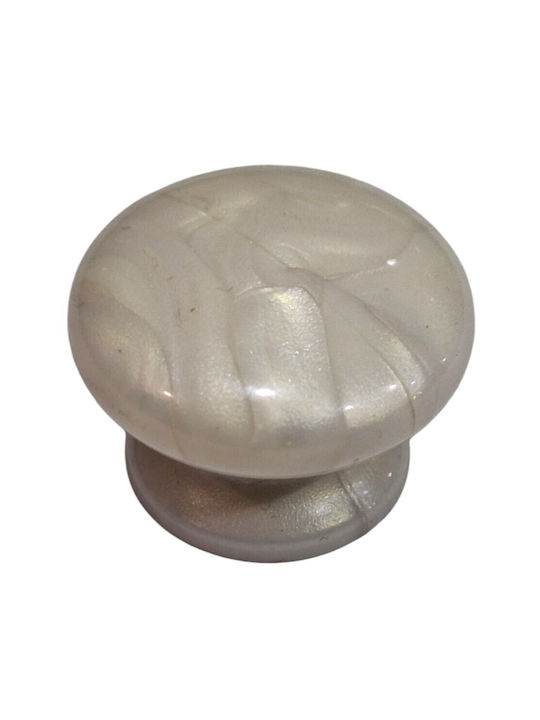 Italian Furniture Knob Eureka 11552-000-mab1 Plastic Dimensions D.29