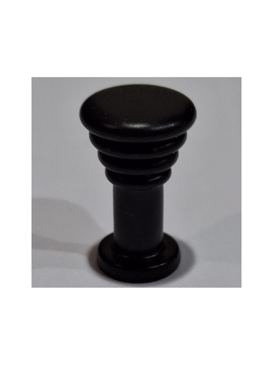 Brass Italian Furniture Knob Eureka 11702-000-14a1 Black Matte D.12