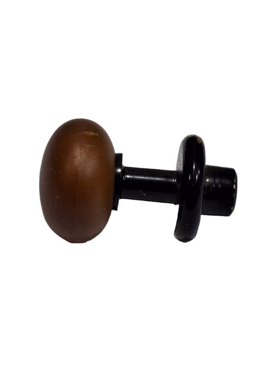 Italian Furniture Knob Eureka 11697-000-acc1 Black Matte Brown D.16