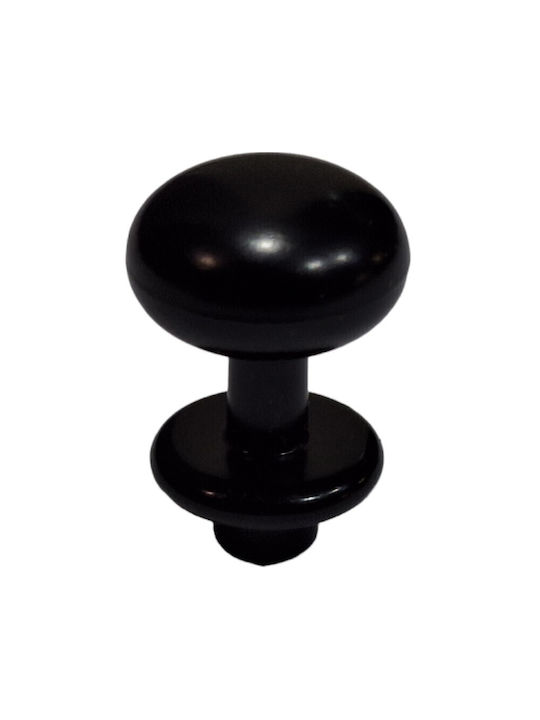 Italian Furniture Knob Eureka 11698-000-acc1 Black Matte D.16