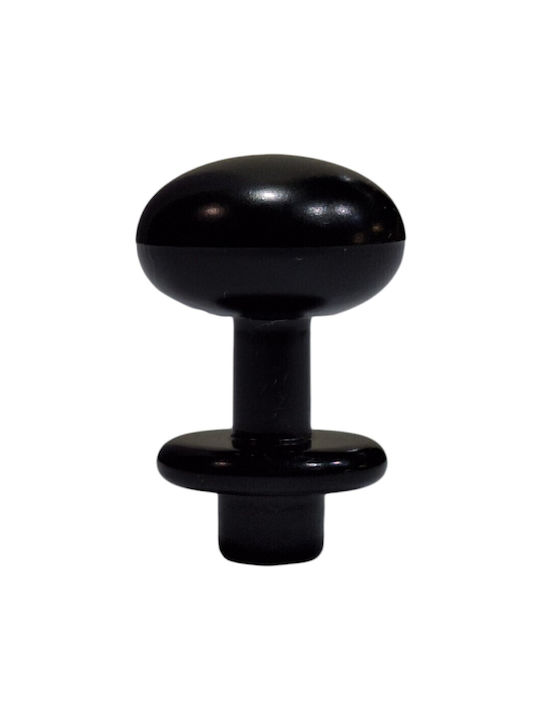 Italian Furniture Knob Eureka 11698-000-acc1 Black Matte D.16