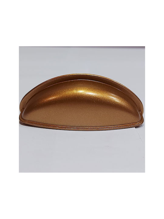 Italian Furniture Flush Handle Eureka 11725-064-brz1 Copper Dimension 6.4cm