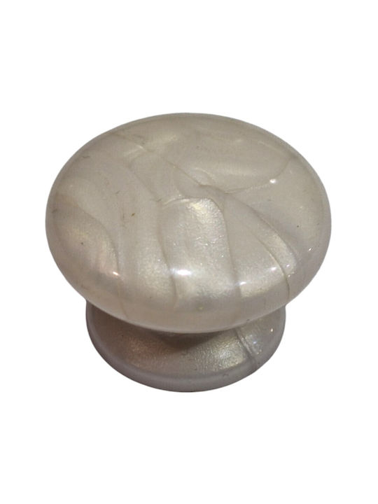 Italian Furniture Knob Eureka 11552-000-mab1 Plastic Dimensions D.29