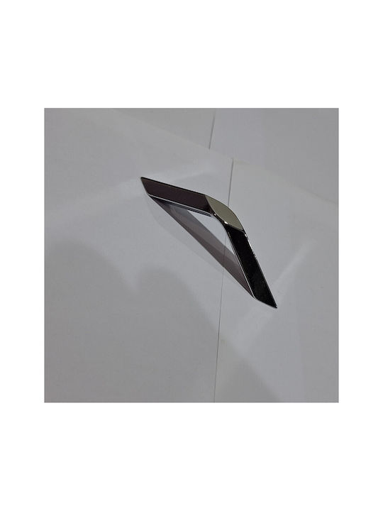 Italian Furniture Handle Eureka 11682-096-roz1 Chrome Glossy Size 9.6cm
