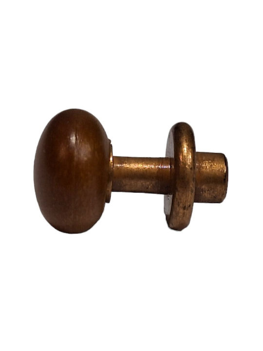 Italian Furniture Knob Eureka 11699-000-acc1 Copper Matte Brown Ø16