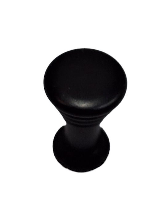 Brass Italian Furniture Knob Eureka 11702-000-14a1 Black Matte D.12
