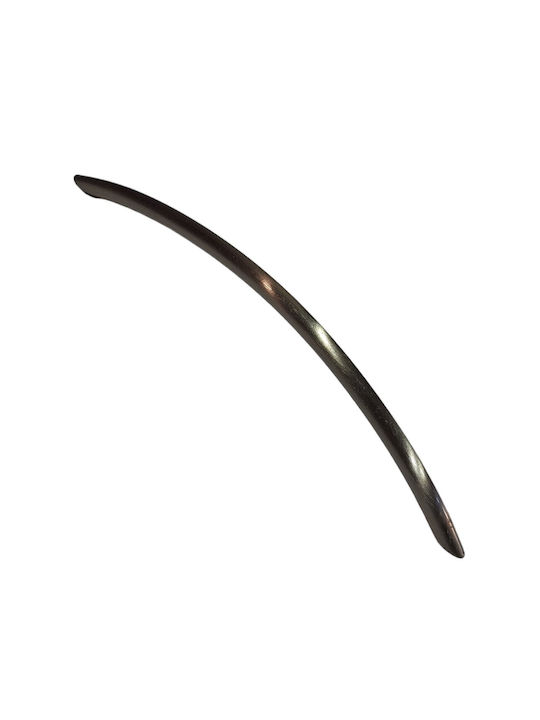 Italian Furniture Handle Eureka 11694-192-ino Nickel Matt Size 19.2cm