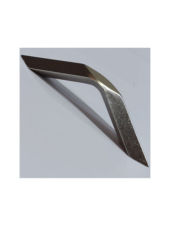 Italian Furniture Handle Eureka 11726-064-roz1 Nickel Matte Size 6.4cm
