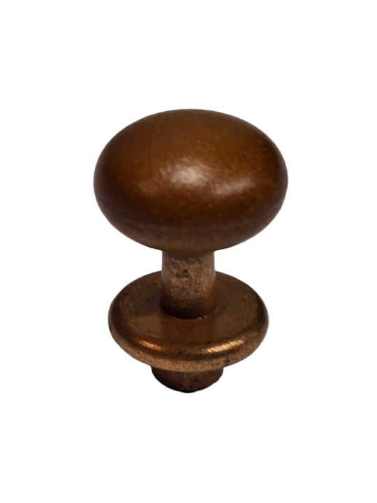 Italian Furniture Knob Eureka 11699-000-acc1 Copper Matte Brown Ø16