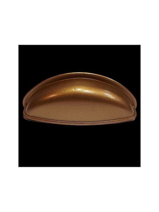 Italian Furniture Flush Handle Eureka 11725-064-brz1 Copper Dimension 6.4cm
