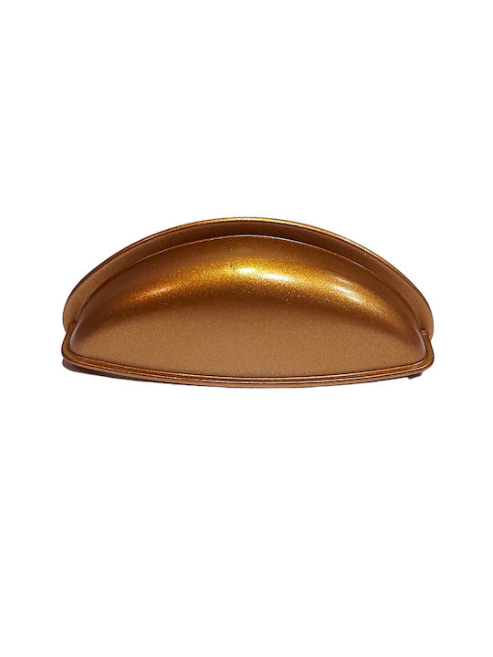 Italian Furniture Flush Handle Eureka 11725-064-brz1 Copper Dimension 6.4cm
