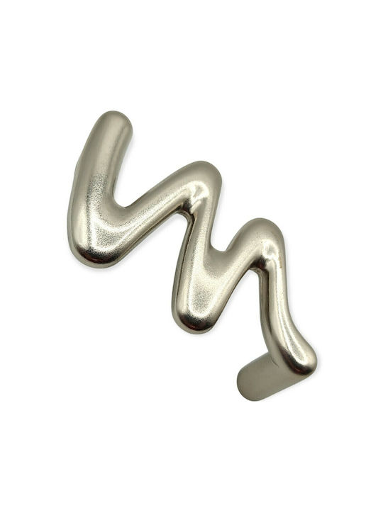 Italienischer Möbelgriff Valli&valli 4818-64-12b1 Nickel Matt Maße 6,4cm