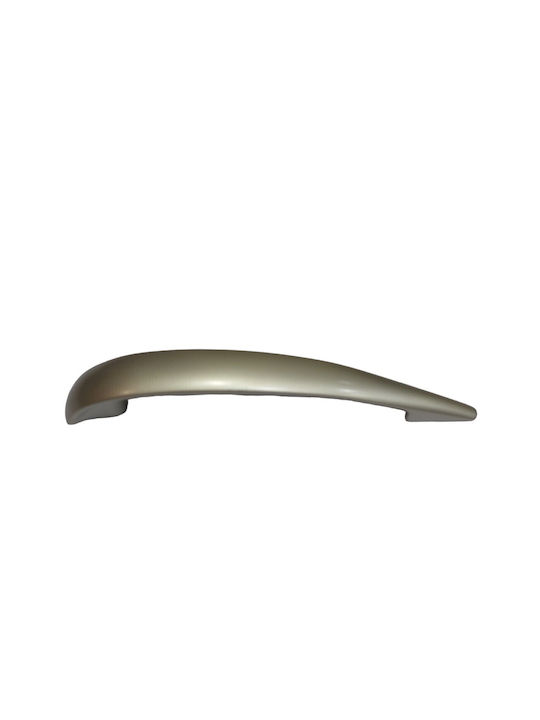 Italian Furniture Handle Eureka 11729-128-por Plastic Nickel Matt Size 12.8cm
