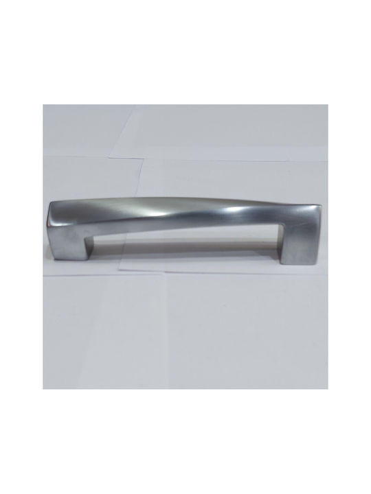 Italienischer Möbelgriff Valli&valli 4793-128-10c1 Chrom Matt Länge 12,8cm