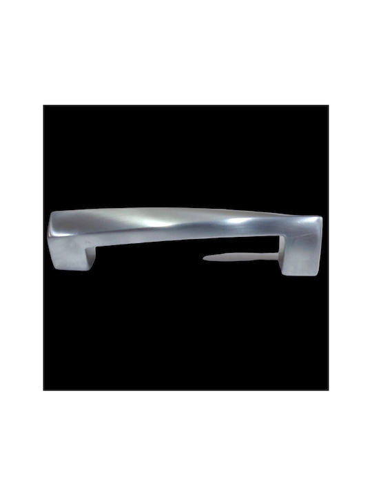 Italienischer Möbelgriff Valli&valli 4793-128-10c1 Chrom Matt Länge 12,8cm