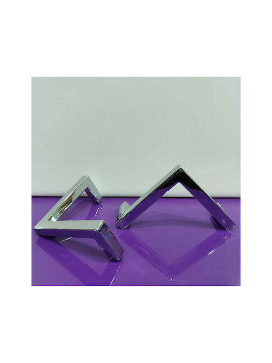 Italienischer Möbelgriff Valli&valli 4816-090-ino1 Chrom Hochglanz Größe 9,0cm