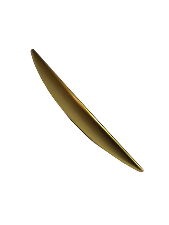 Italian Furniture Handle Eureka 11728-160-brz1 Gold Matte Size 16.0cm