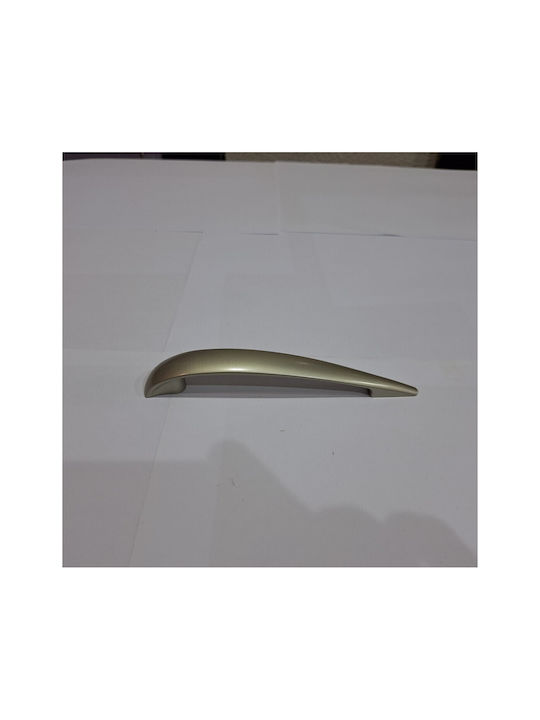 Italian Furniture Handle Eureka 11729-128-por Plastic Nickel Matt Size 12.8cm