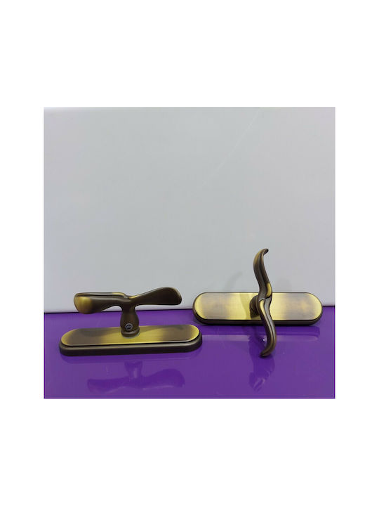 Valli&valli 4763-brz1 Italienisches Bronze Fenstergriff Maße 153×39×60 Mm