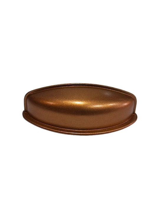 Italian Furniture Flush Handle Eureka 11725-064-brz1 Copper Dimension 6.4cm