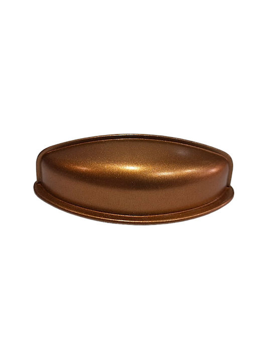 Italian Furniture Flush Handle Eureka 11725-064-brz1 Copper Dimension 6.4cm