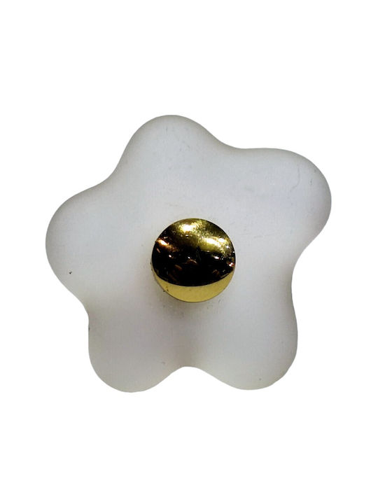 Kunststoff Möbelgriff Italienisches Kristall Knopf Valli&valli 9060-mour Murano Kristall Φ35