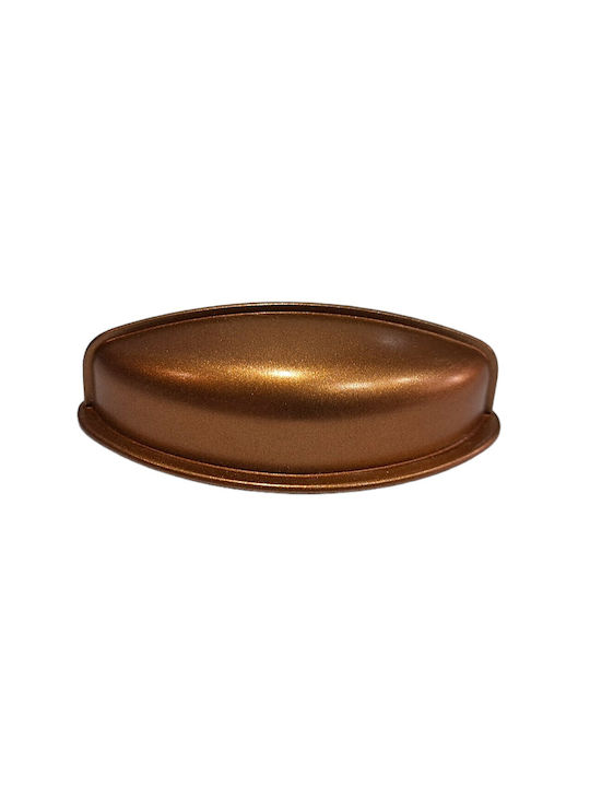 Italian Furniture Flush Handle Eureka 11725-064-brz1 Copper Dimension 6.4cm