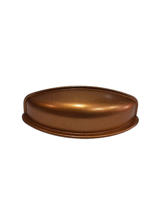 Italian Furniture Flush Handle Eureka 11725-064-brz1 Copper Dimension 6.4cm
