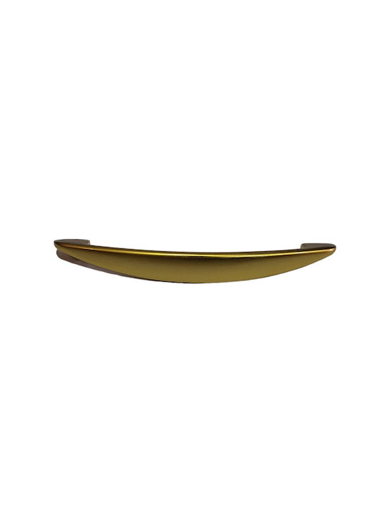 Italian Furniture Handle Eureka 11728-160-brz1 Gold Matte Size 16.0cm