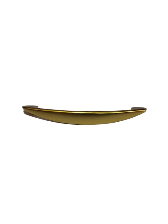 Italian Furniture Handle Eureka 11728-160-brz1 Gold Matte Size 16.0cm