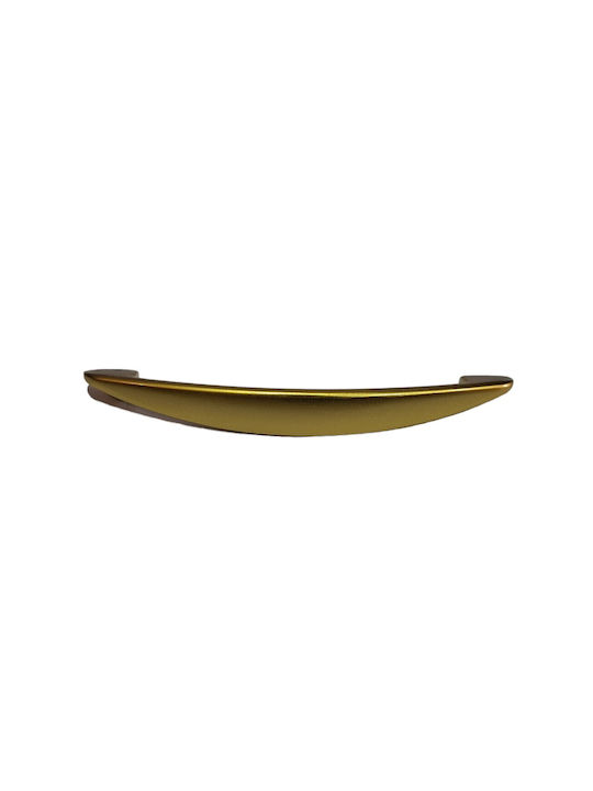 Italian Furniture Handle Eureka 11728-160-brz1 Gold Matte Size 16.0cm