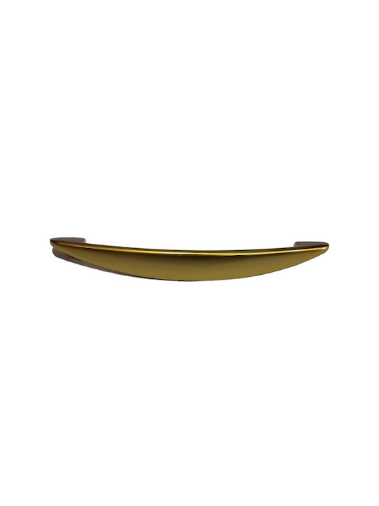 Italian Furniture Handle Eureka 11728-160-brz1 Gold Matte Size 16.0cm