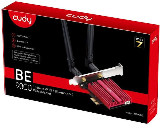 Cudy Ασύρματη Κάρτα Δικτύου PCI-e