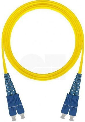 Central Cablu De Rețea Fibră Optică SC/APC-LC/APC 5m Galben